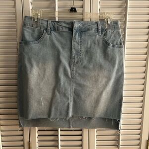 Mini Jean Skirt